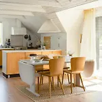 Ferienhaus A-frame House With In The Backyard